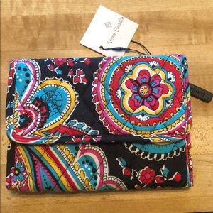 Vera Bradley Euro Wallet in Parisian Paisley